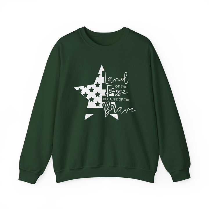 Land Of The Free - Unisex Heavy Blend™ Crewneck Sweatshirt
