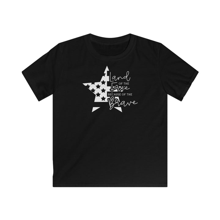 Land Of The Free - Kids Softstyle Tee