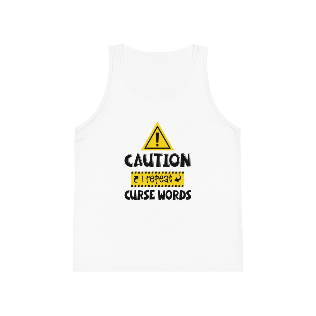 Caution - Kid's Jersey Tank Top