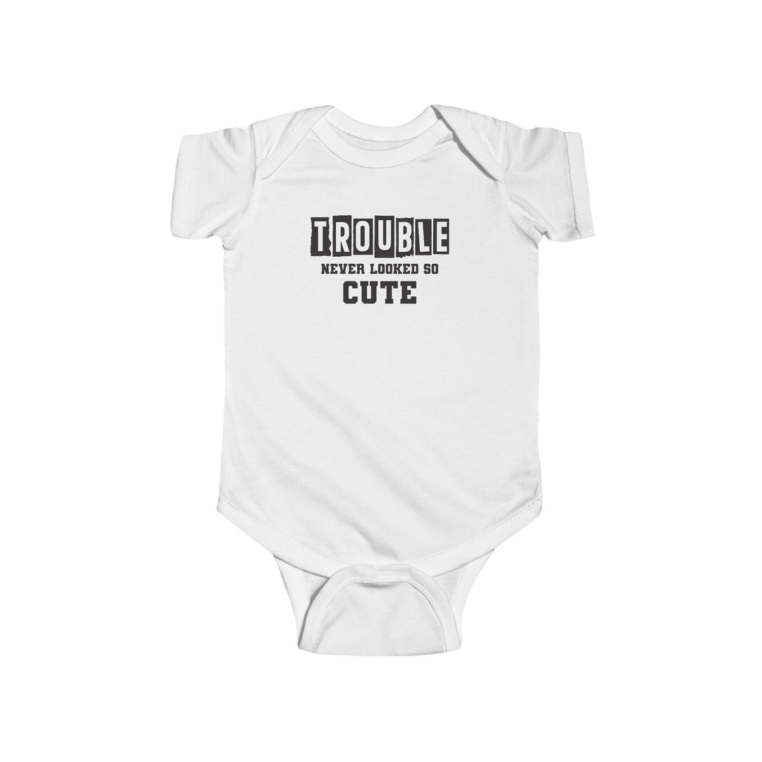 Trouble Never Looked So Cute - Infant Fine Jersey Bodysuit
