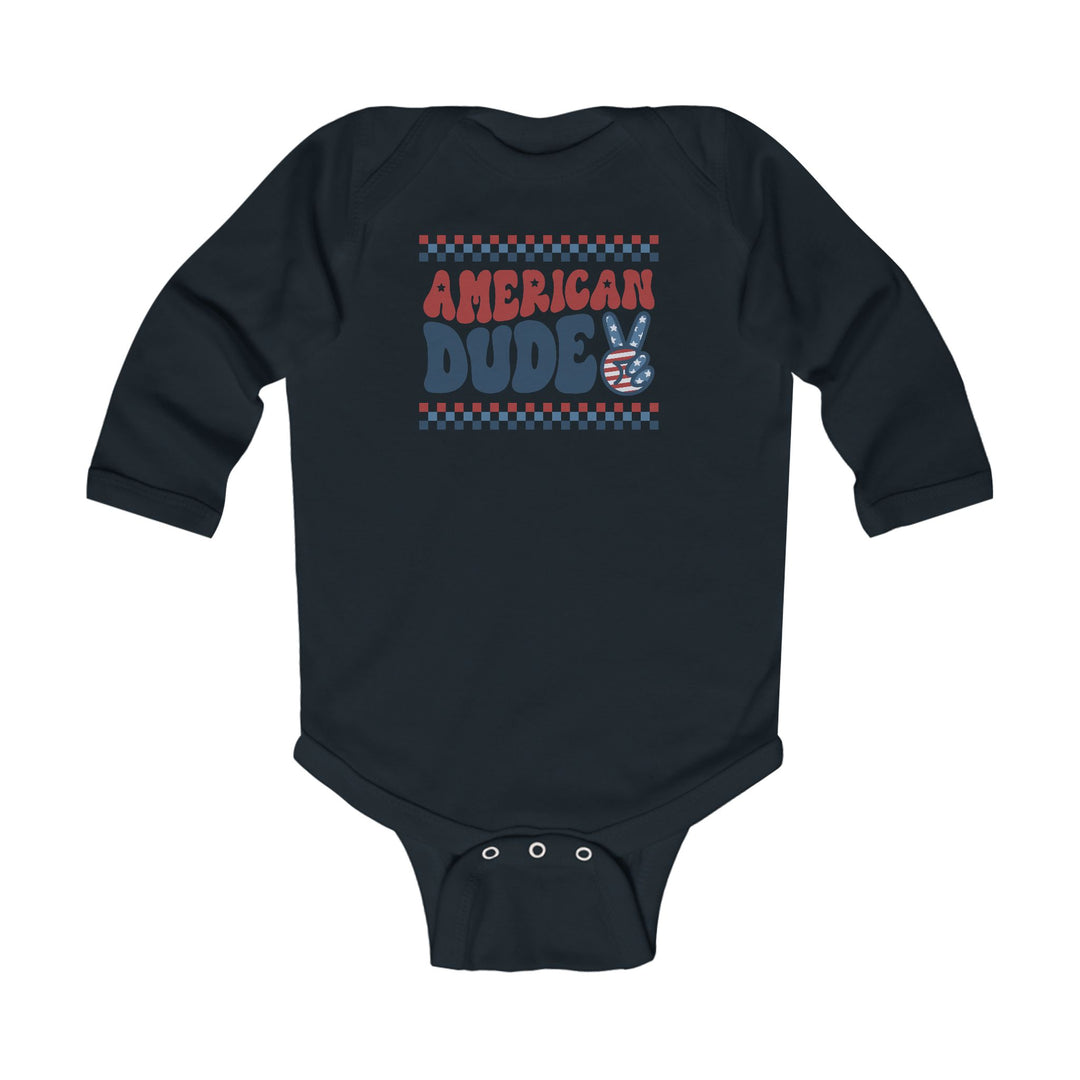 American Dude - Infant Long Sleeve Bodysuit