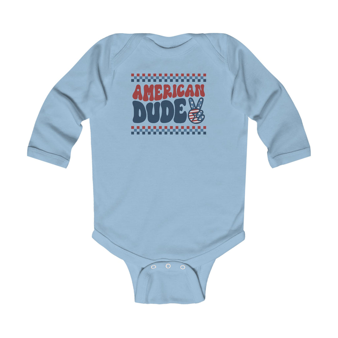 American Dude - Infant Long Sleeve Bodysuit