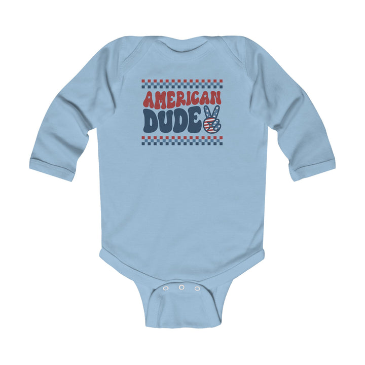 American Dude - Infant Long Sleeve Bodysuit