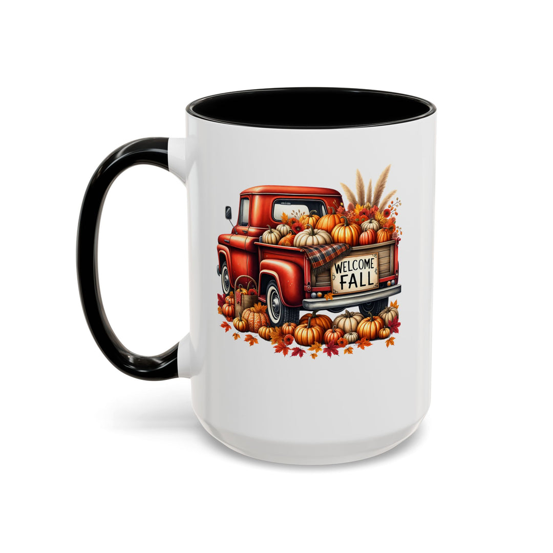 Welcome Fall - Accent Coffee Mug (11, 15oz)