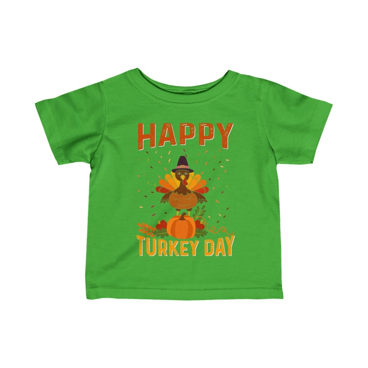 Happy Turkey Day - Infant Fine Jersey Tee