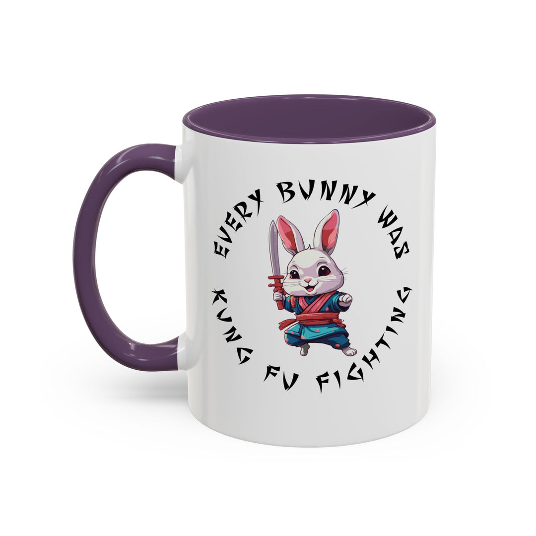 Kung Fu Fighting - Accent Coffee Mug (11, 15oz)
