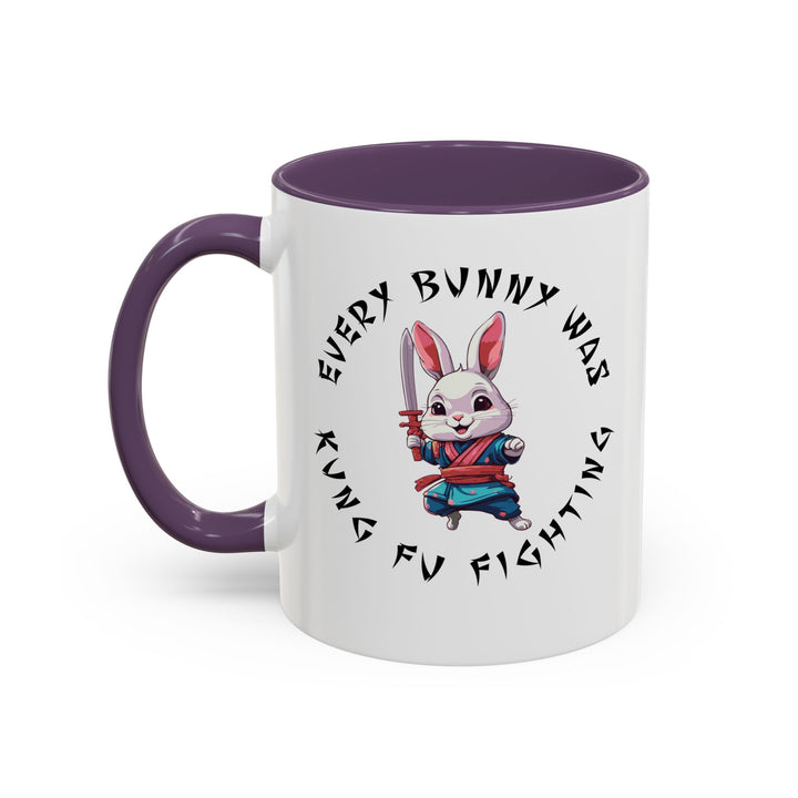 Kung Fu Fighting - Accent Coffee Mug (11, 15oz)