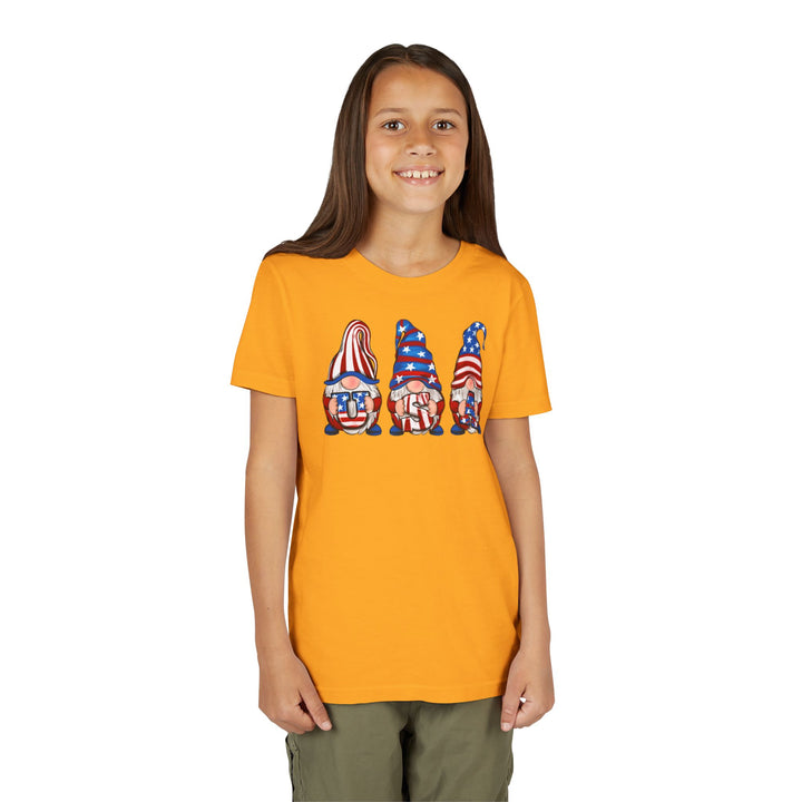 4th Of July Gnomes - Youth Short Sleeve Tee