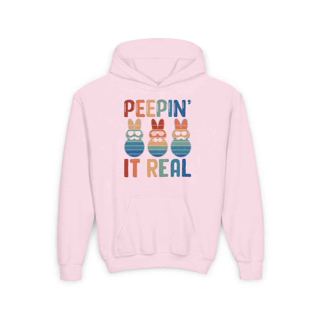 Peepin It Real - Youth Heavy Blend Hooded Sweatshirt