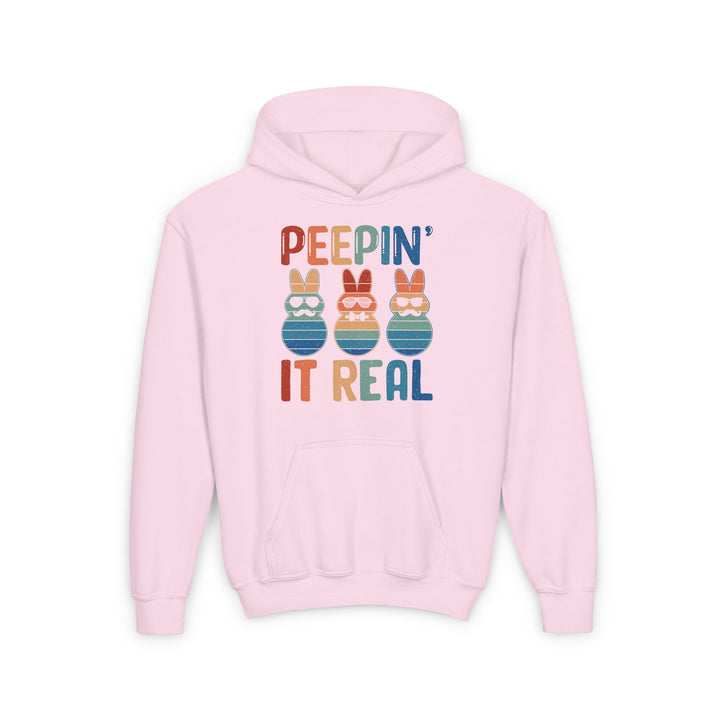 Peepin It Real - Youth Heavy Blend Hooded Sweatshirt