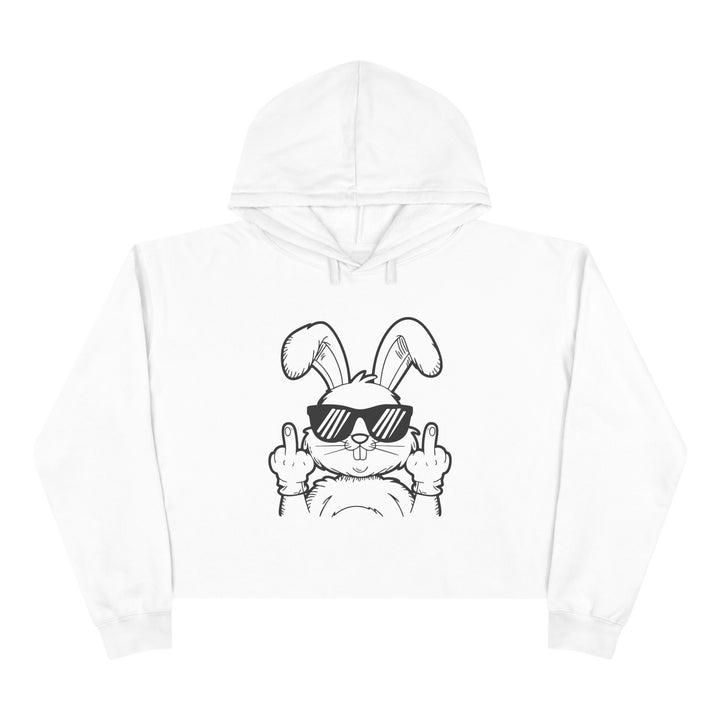 Middle Finger - Crop Hoodie