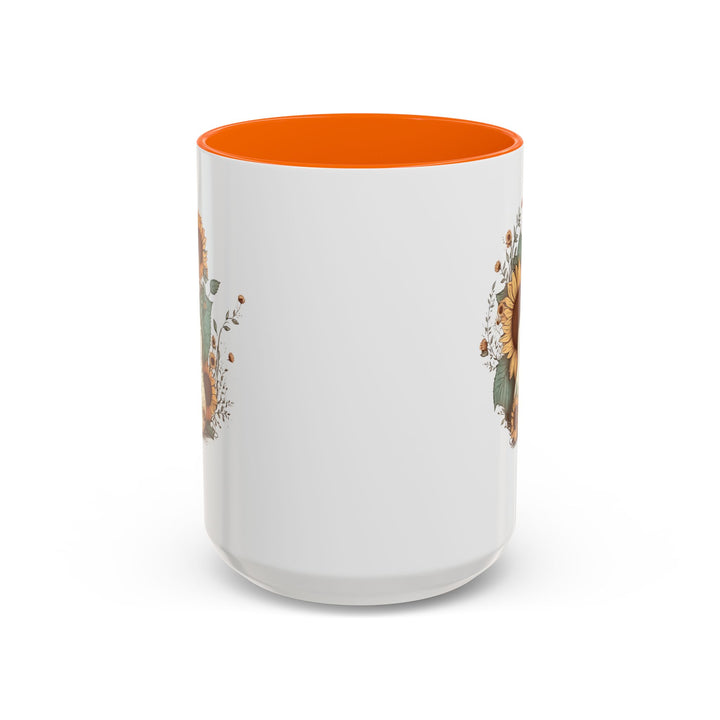 Sunflower Guitar - Accent Coffee Mug (11, 15oz)