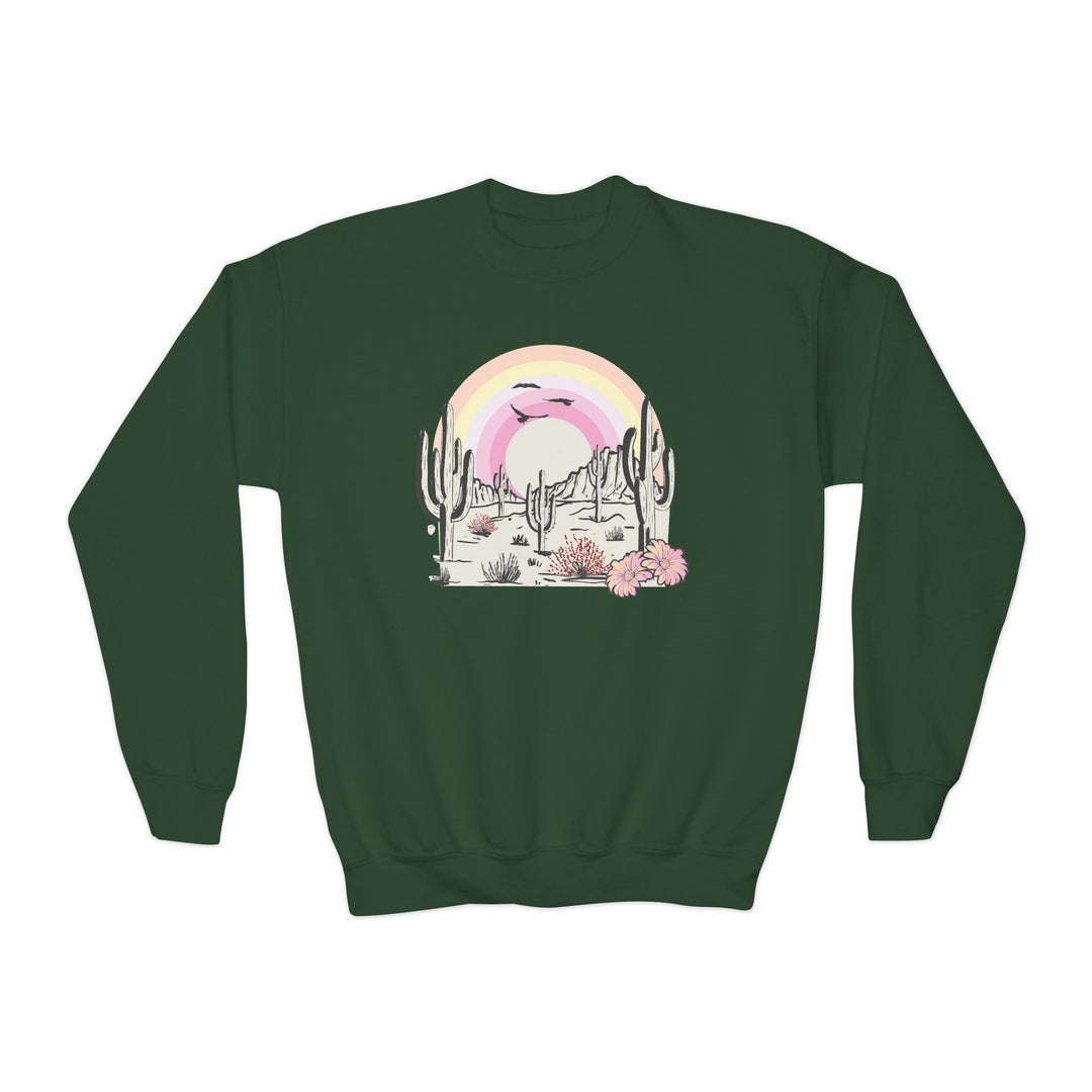 Desert Rainbow - Youth Crewneck Sweatshirt