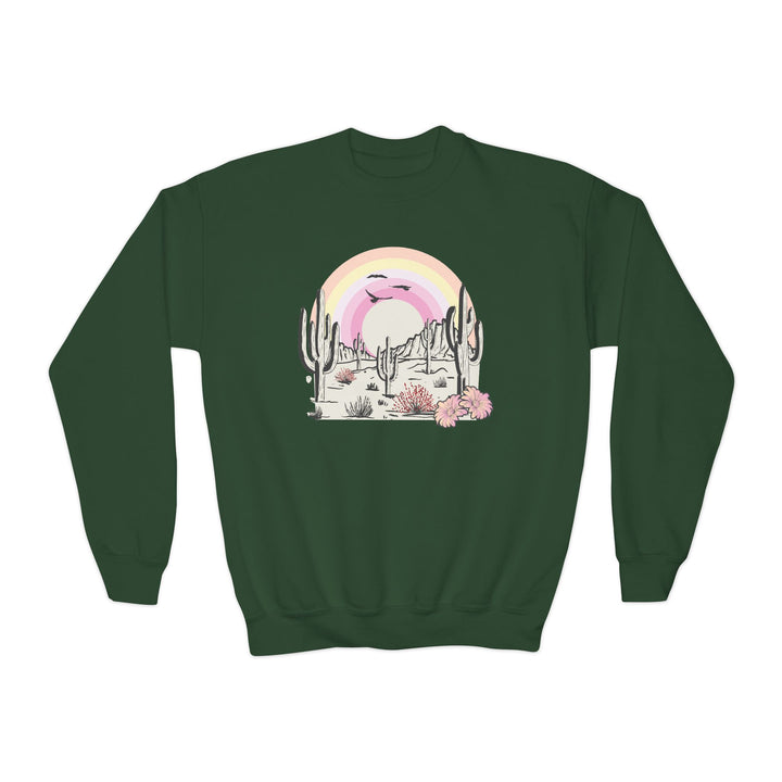Desert Rainbow - Youth Crewneck Sweatshirt