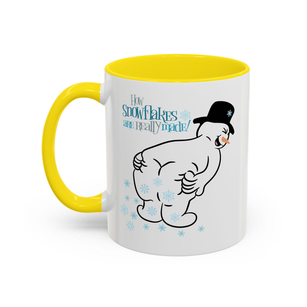 How Snowflakes Are Made - Accent Coffee Mug (11, 15oz)
