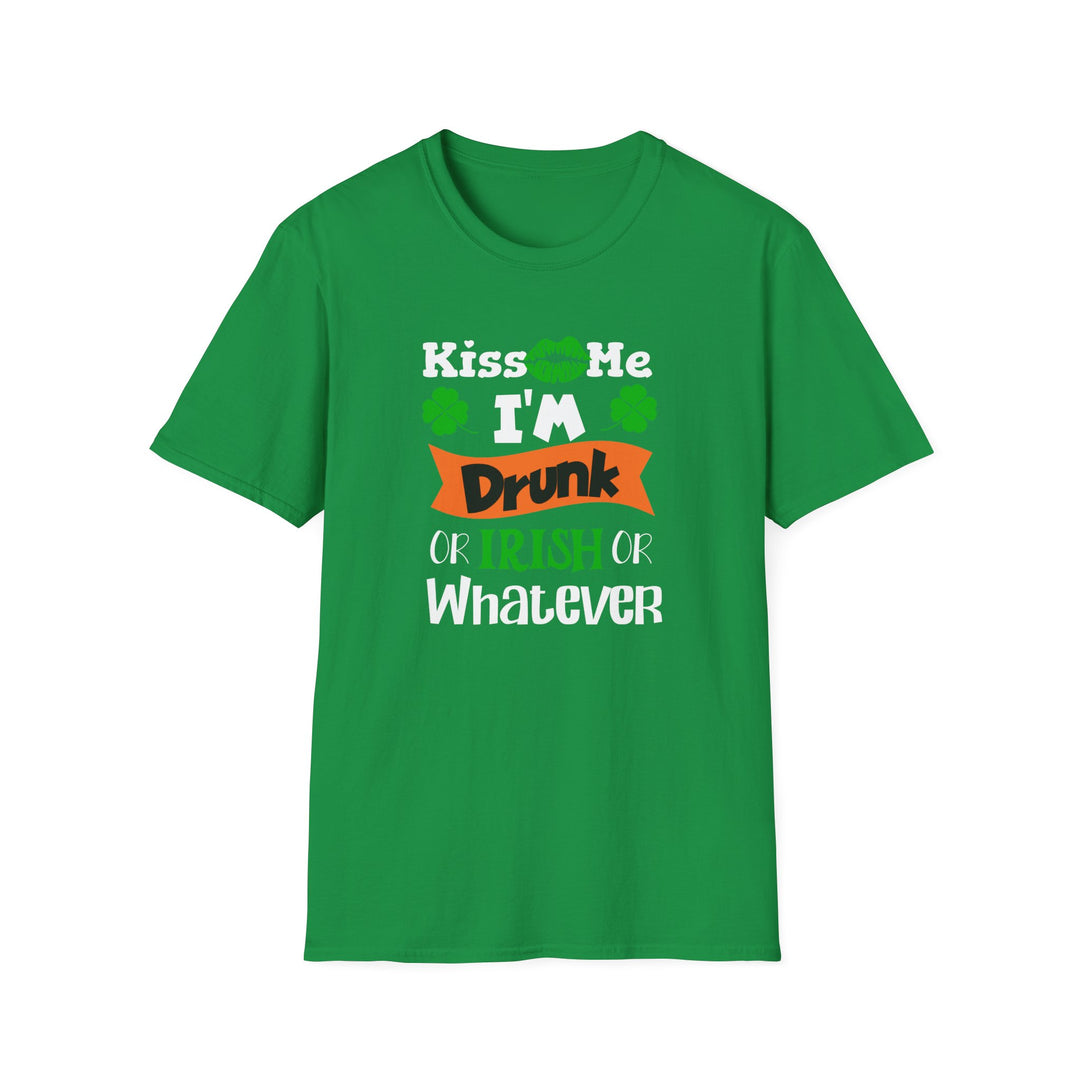 Kiss Me I'm Drunk - Unisex Softstyle T-Shirt