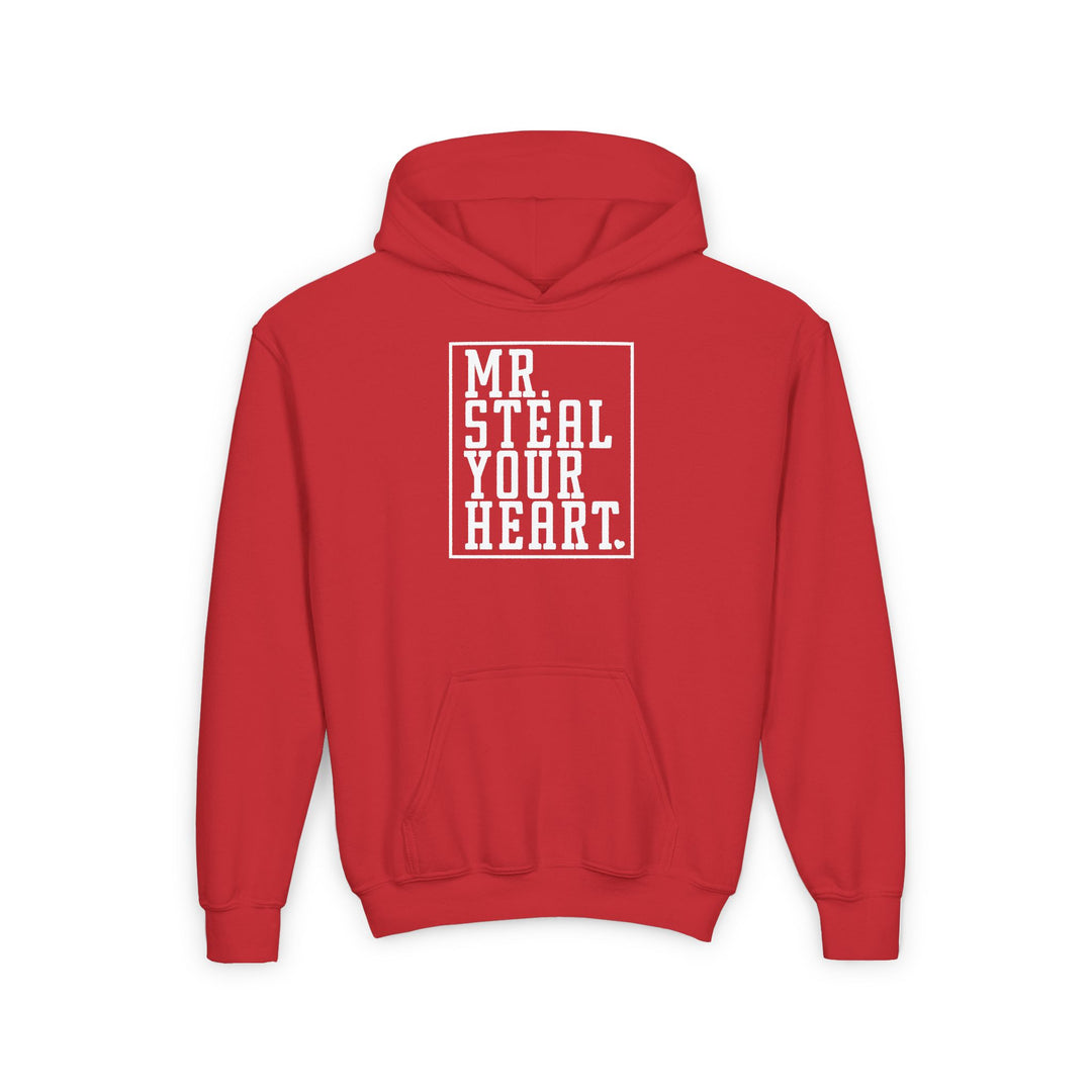 Mr. Steal Your Heart - Youth Heavy Blend Hooded Sweatshirt