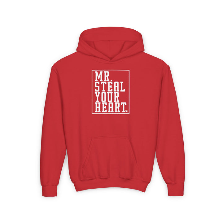 Mr. Steal Your Heart - Youth Heavy Blend Hooded Sweatshirt