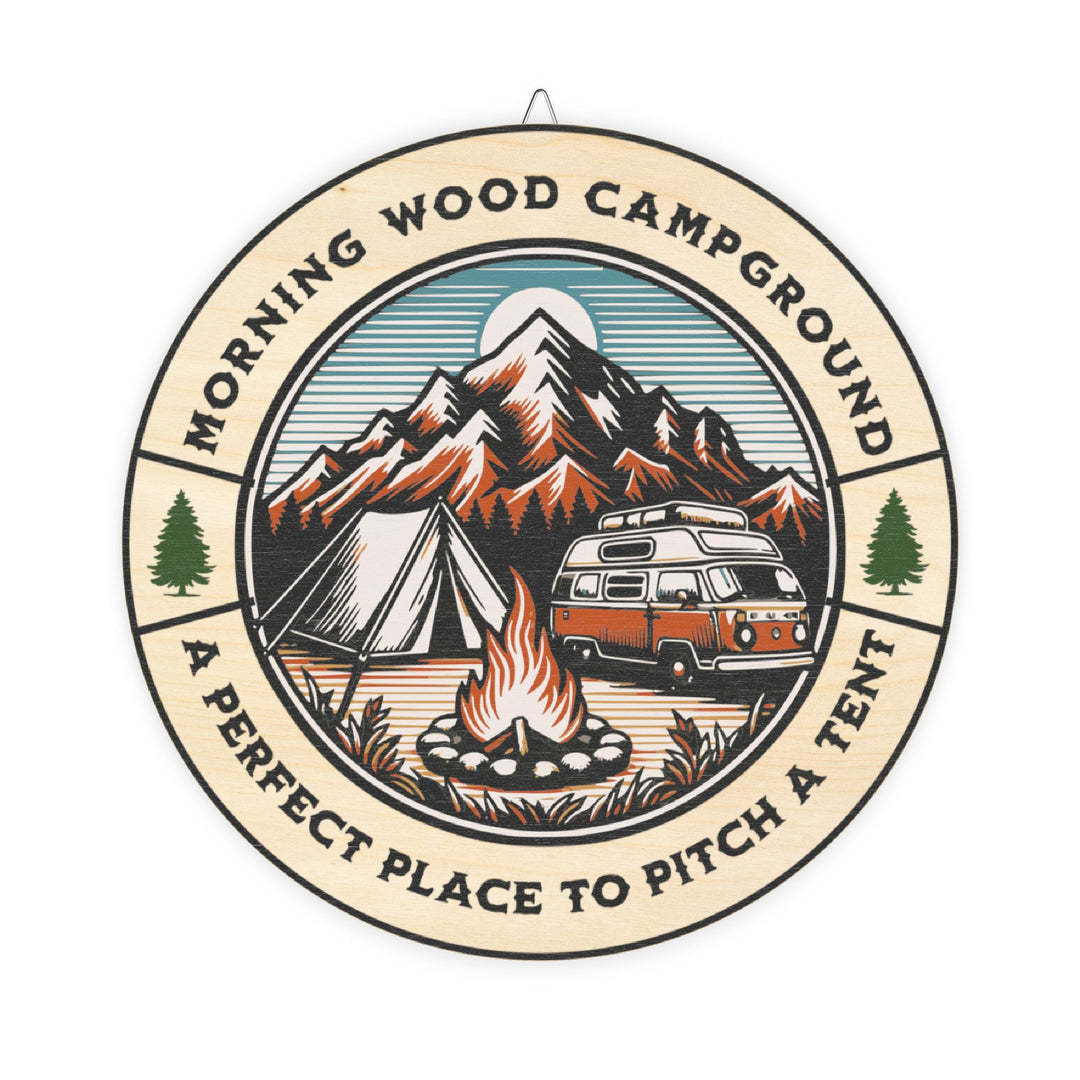 Morning Wood Campground - Wood Signs