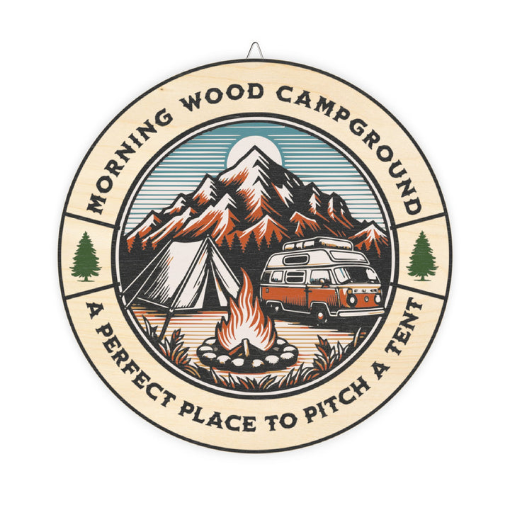 Morning Wood Campground - Wood Signs