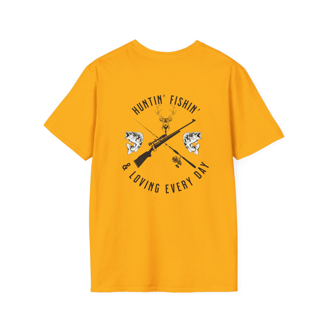 Huntin' Fishin'- Unisex Softstyle T-Shirt