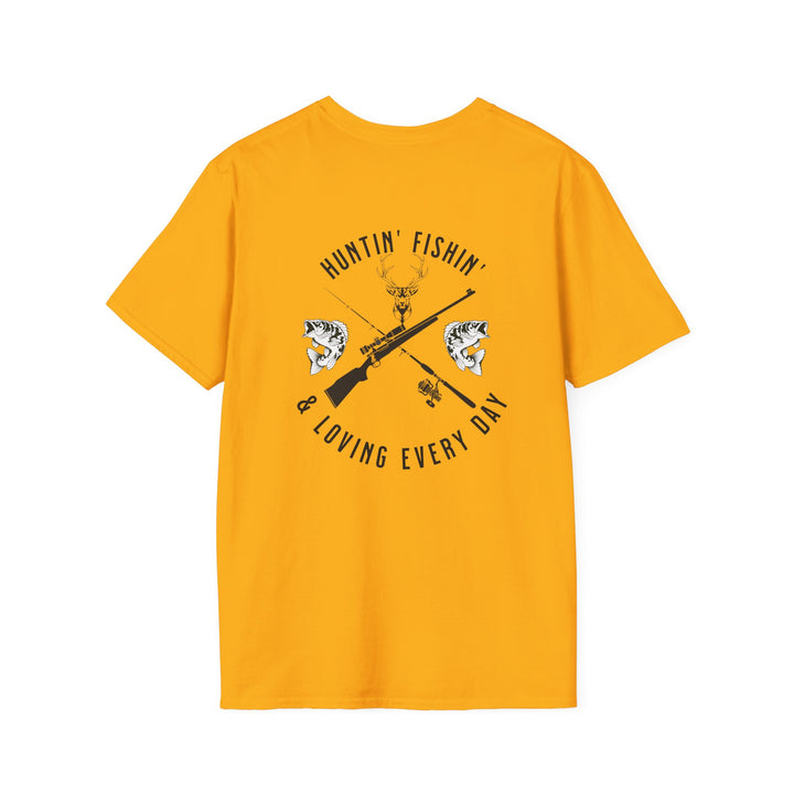 Huntin' Fishin'- Unisex Softstyle T-Shirt