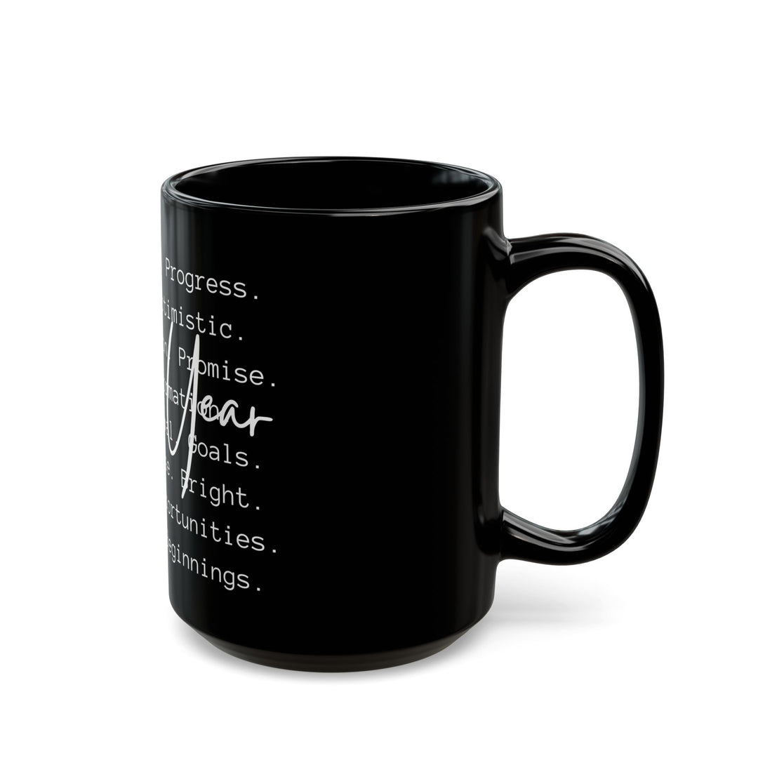New Year Optimism - Black Mug (11oz, 15oz)