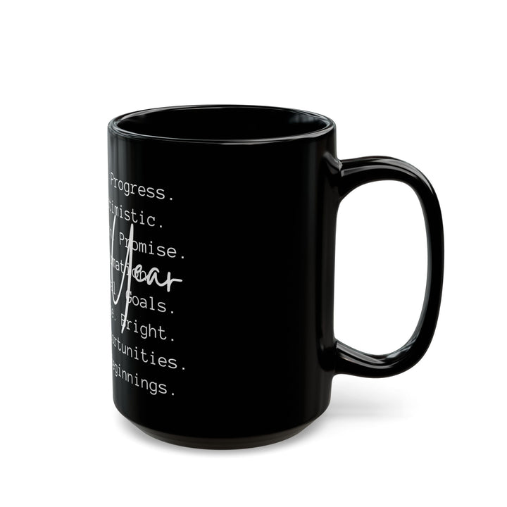 New Year Optimism - Black Mug (11oz, 15oz)