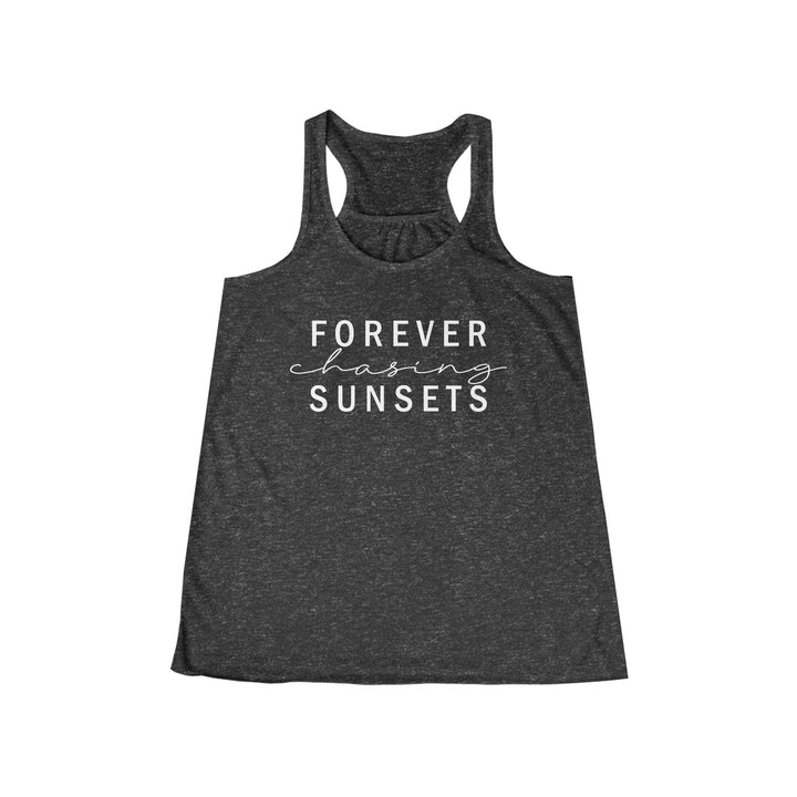 Forever Chasing Sunsets - Women's Flowy Racerback Tank