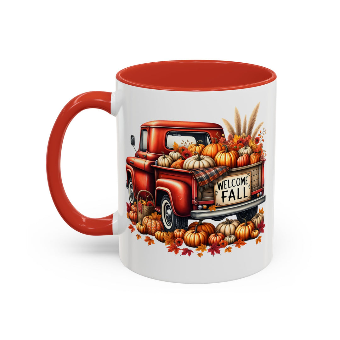Welcome Fall - Accent Coffee Mug (11, 15oz)
