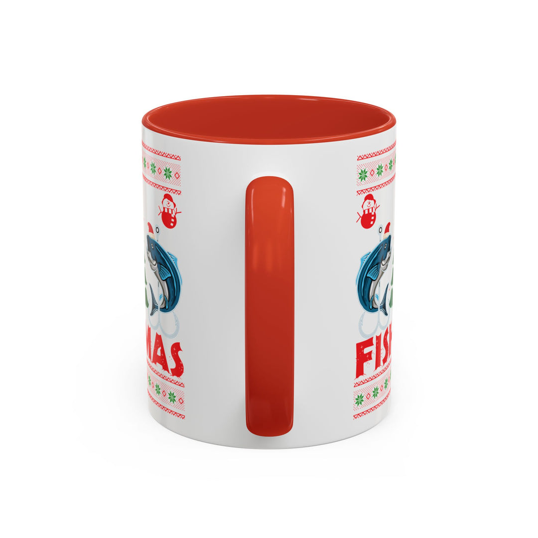 Merry Fishmas - Accent Coffee Mug (11, 15oz)