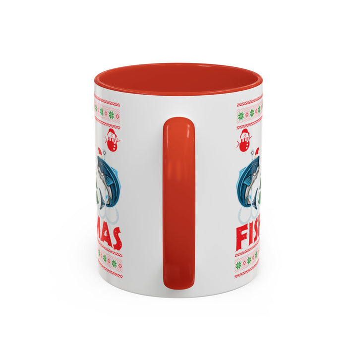Merry Fishmas - Accent Coffee Mug (11, 15oz)