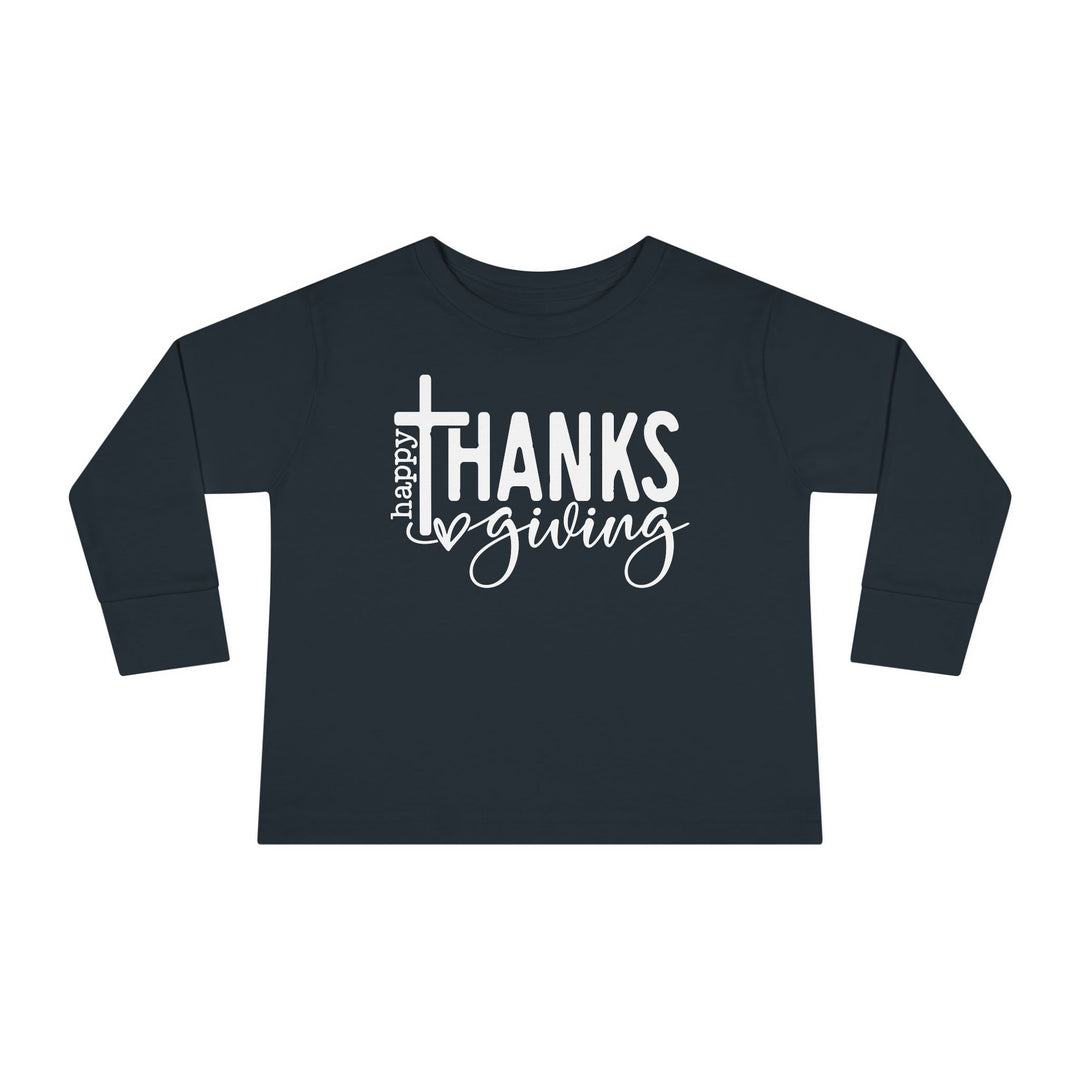 Thanksgiving Cross - Toddler Long Sleeve Tee