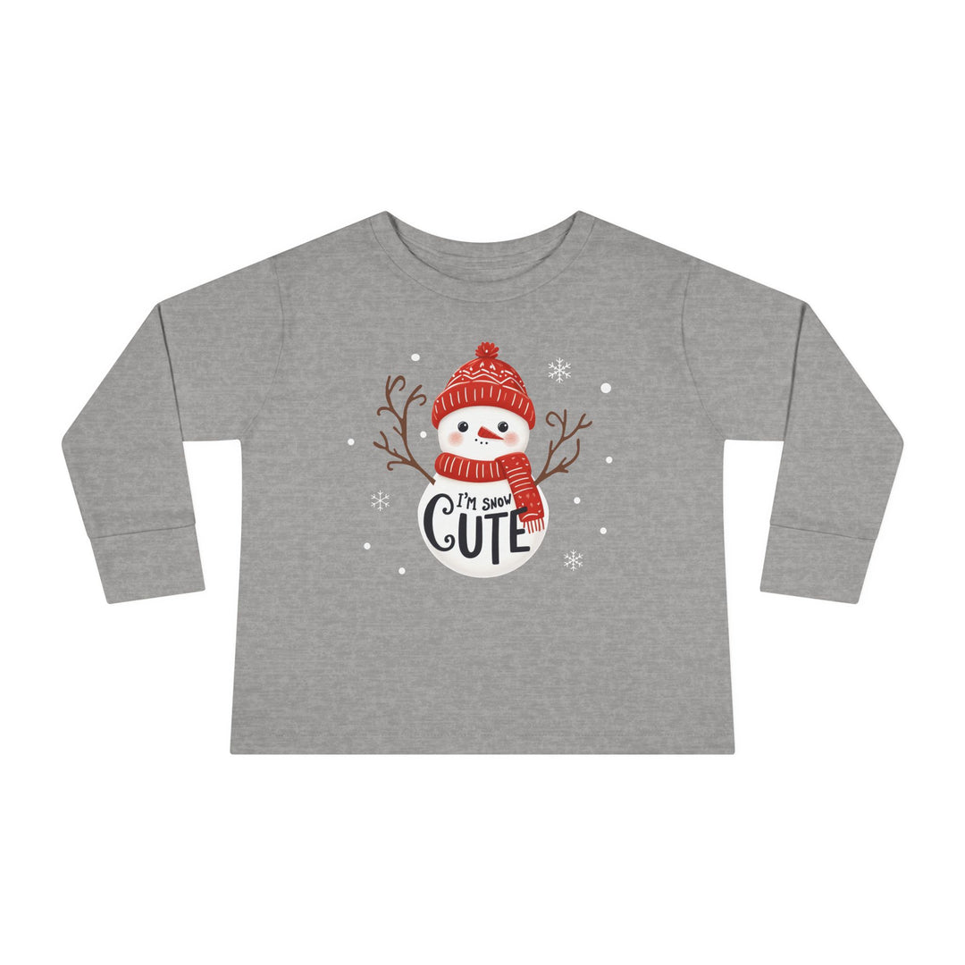 Snow Cute - Toddler Long Sleeve Tee