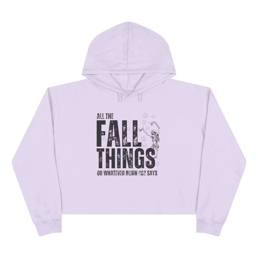 All The Fall Things - Crop Hoodie
