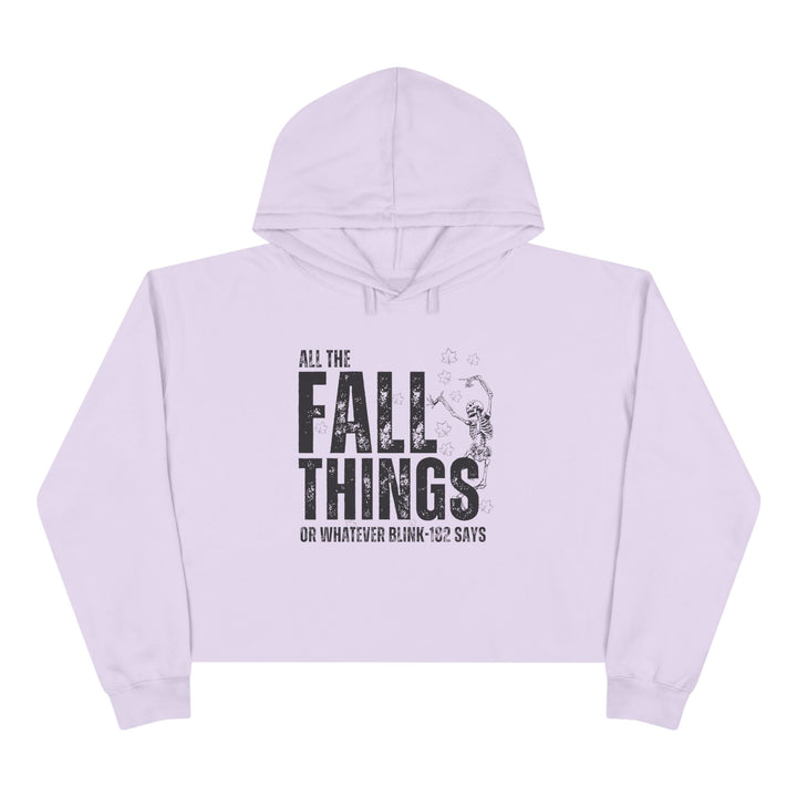 All The Fall Things - Crop Hoodie
