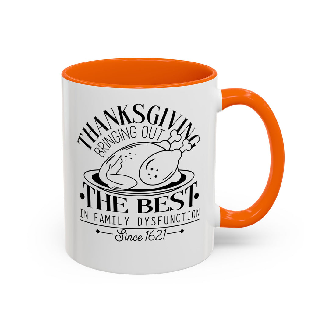 Family Dysfunction - Accent Coffee Mug (11, 15oz)