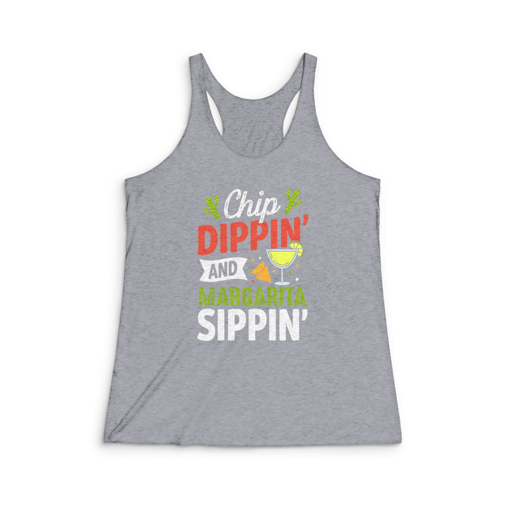Chip Dippin - Women's Tri-Blend Racerback Tank