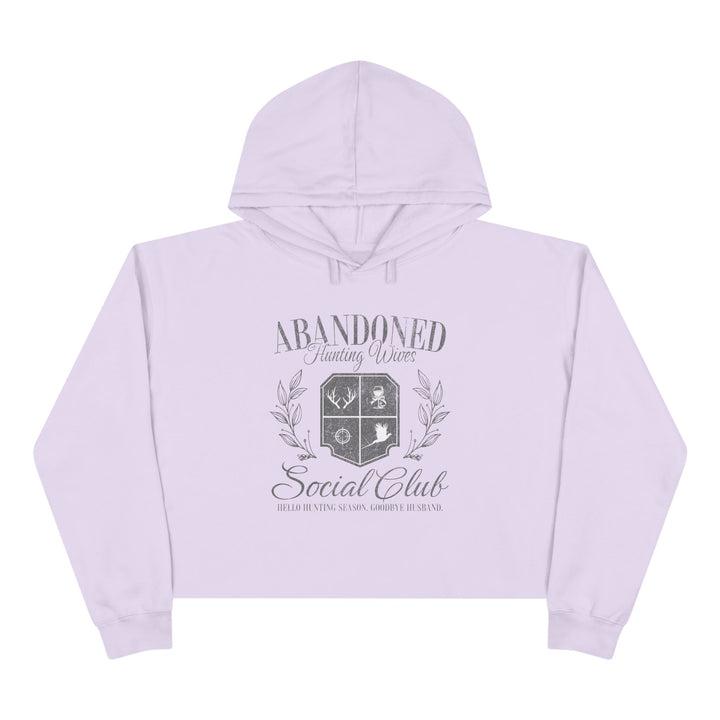 Abandoned Hunting Wives- Crop Hoodie