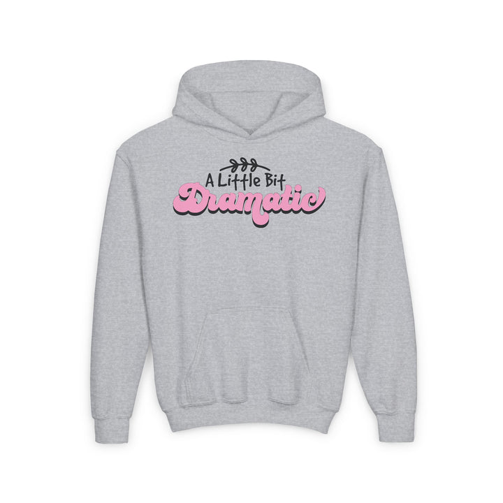 Little Bit Dramatic - Youth Heavy Blend Hooded Sweatshirt