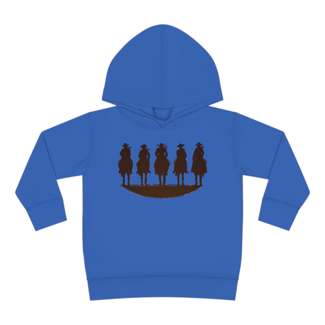 Cowboy Silhouette - Toddler Pullover Fleece Hoodie