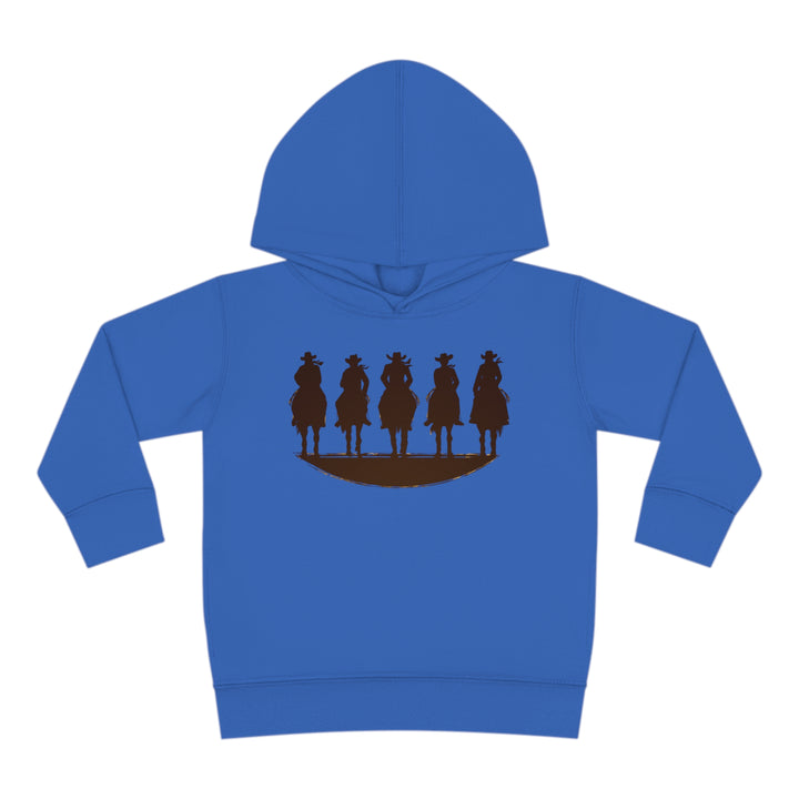 Cowboy Silhouette - Toddler Pullover Fleece Hoodie