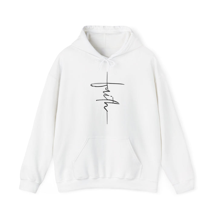Faith Cross - Unisex Heavy Blend™ Hooded Sweatshirt