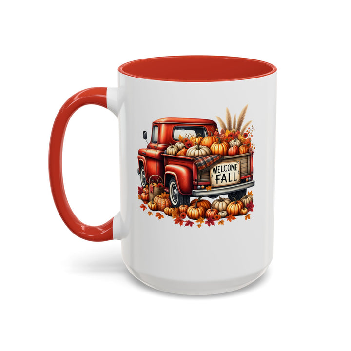 Welcome Fall - Accent Coffee Mug (11, 15oz)