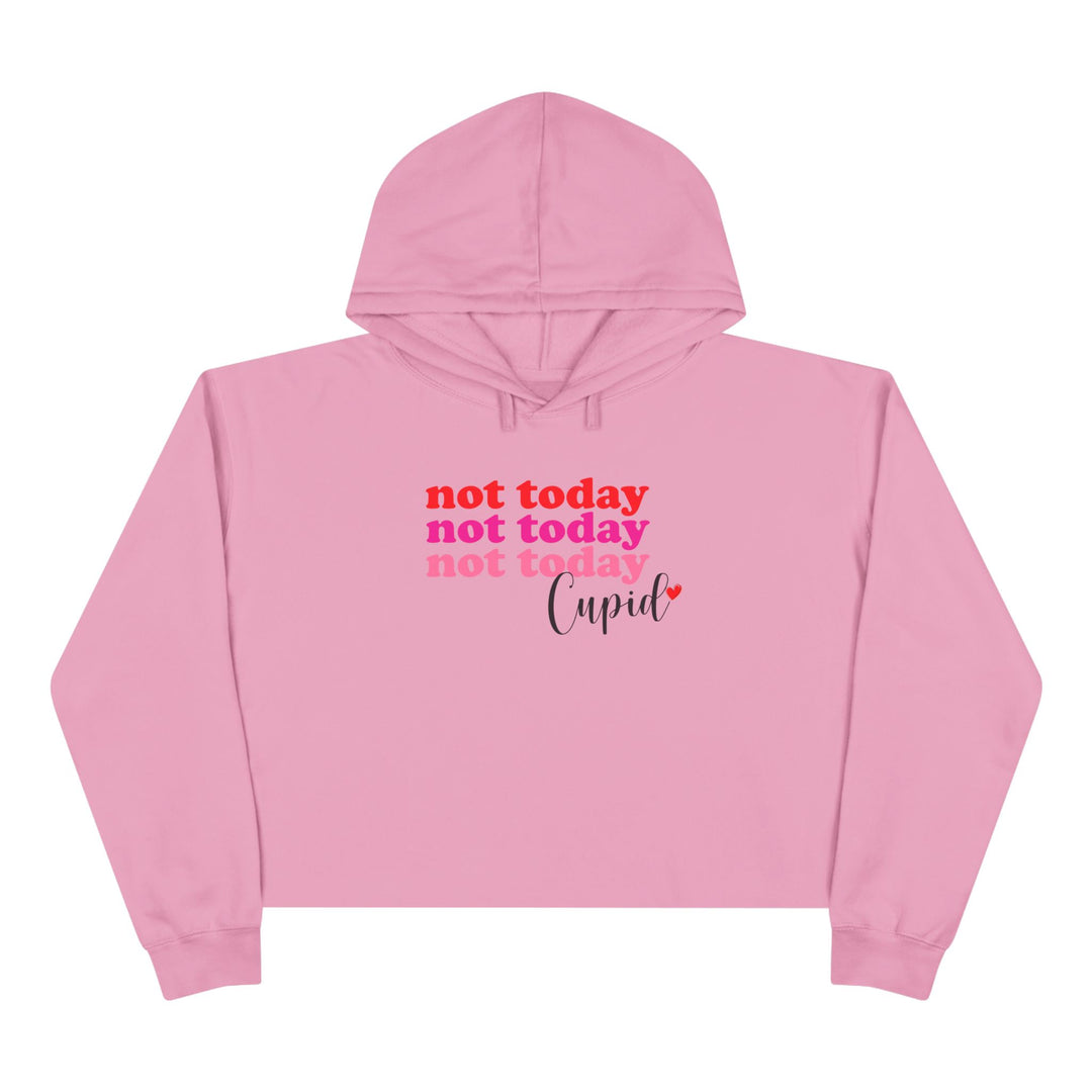 Not Today Cupid - Crop Hoodie