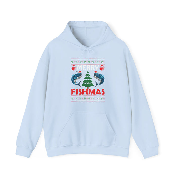 Merry Fishmas - Unisex Heavy Blend™ Hooded Sweatshirt