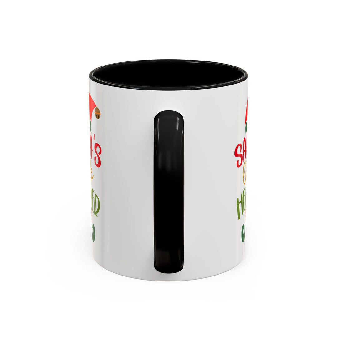 Santa's Little Helper - Accent Coffee Mug (11, 15oz)