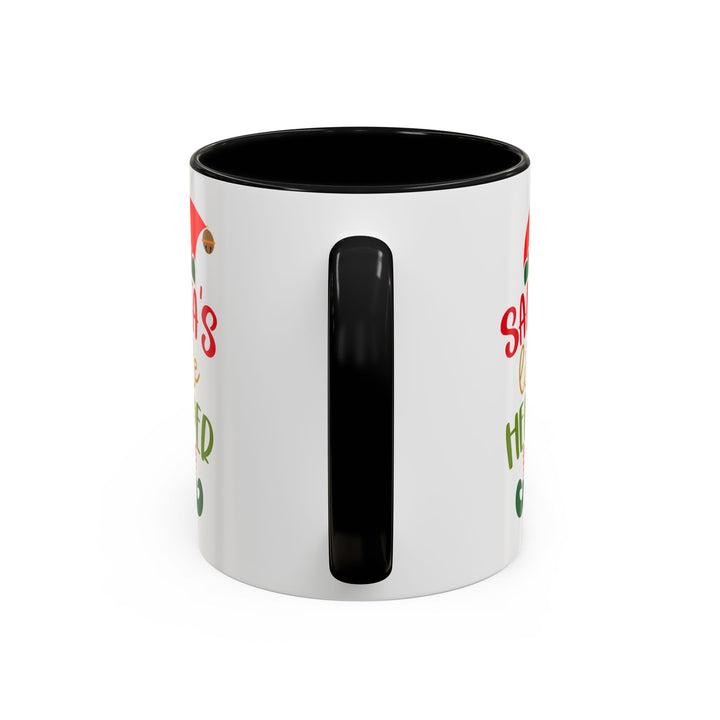 Santa's Little Helper - Accent Coffee Mug (11, 15oz)