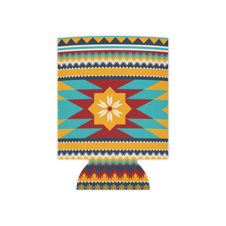 Gold Aztec Print - Can Cooler