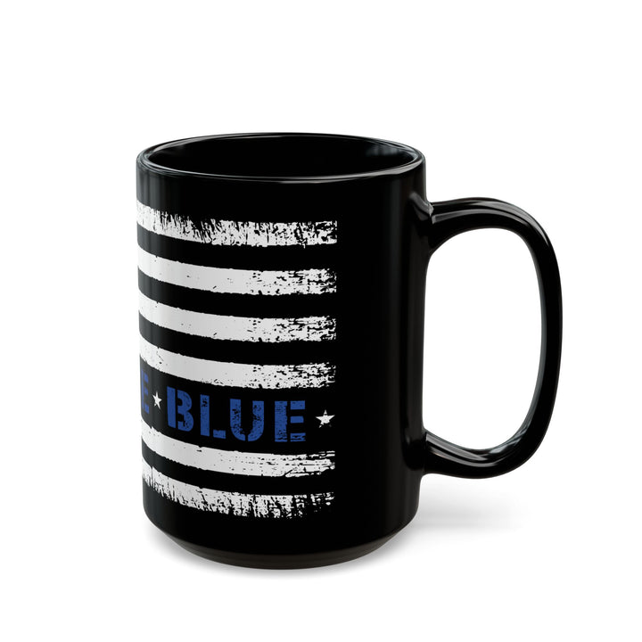 Back The Blue - Black Mug (11oz, 15oz)